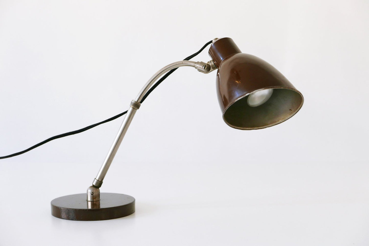 German Model Piccolo Table Lamp by Christian Dell for Bünte & Remmler, 1930s