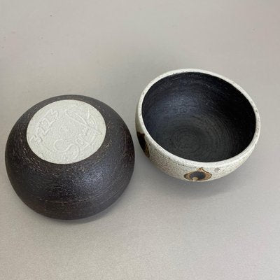 German Modern Ceramic Objects by Peter Müller for Sgrafo Modern, 1970s, Set of 2-QZ-1057646