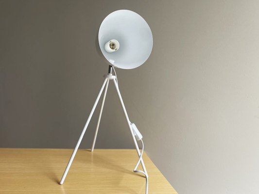 German Modern Glossy White Table Tripod Lamp from Casalux, 2000s-SCS-1220658