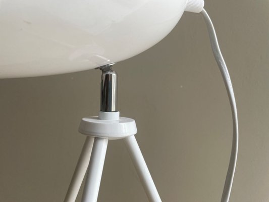 German Modern Glossy White Table Tripod Lamp from Casalux, 2000s-SCS-1220658