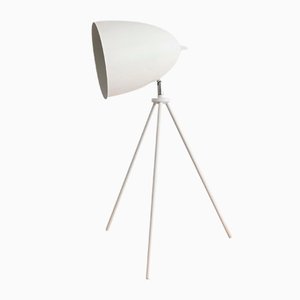 German Modern Glossy White Table Tripod Lamp from Casalux, 2000s-SCS-1220658