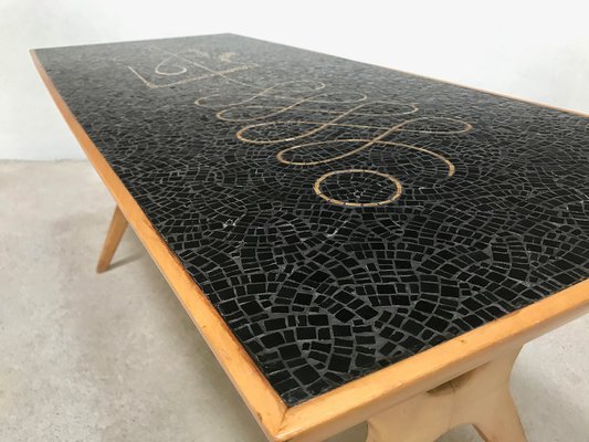 German Mosaic Coffee Table by Berthold Müller for Berthold Müller Mosaikwerkstätten, 1950s-JP-706726