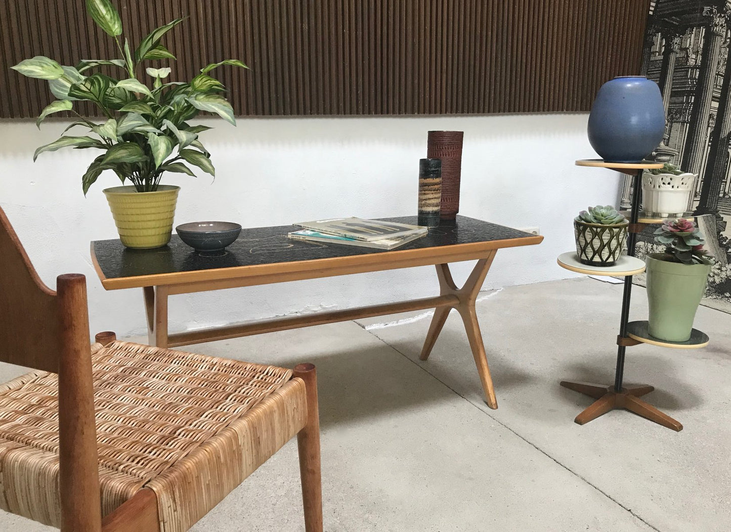 German Mosaic Coffee Table by Berthold Müller for Berthold Müller Mosaikwerkstätten, 1950s