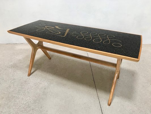 German Mosaic Coffee Table by Berthold Müller for Berthold Müller Mosaikwerkstätten, 1950s-JP-706726