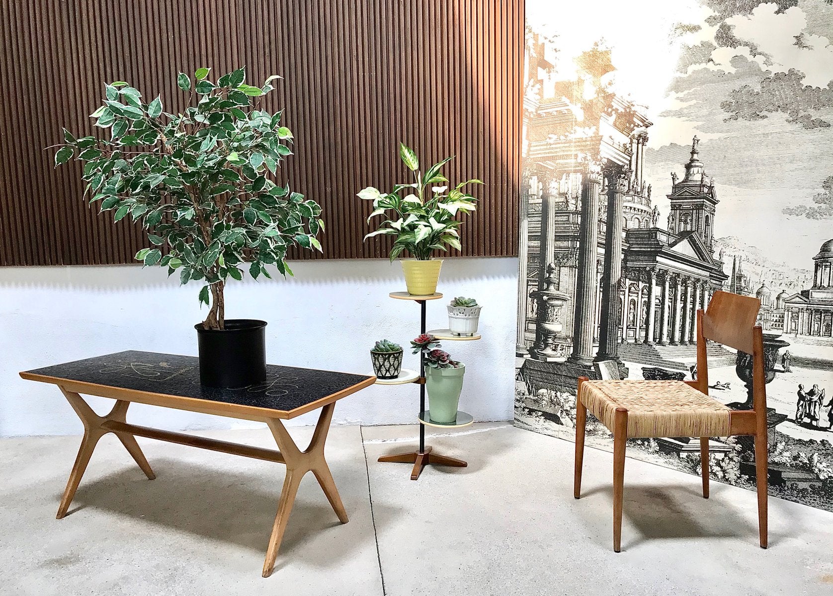 German Mosaic Coffee Table by Berthold Müller for Berthold Müller Mosaikwerkstätten, 1950s