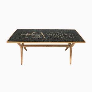 German Mosaic Coffee Table by Berthold Müller for Berthold Müller Mosaikwerkstätten, 1950s-JP-706726