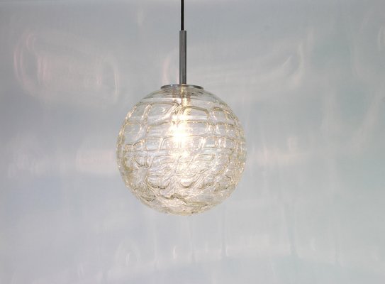 German Murano Ball Pendant Light from Doria, 1970s-UGR-1086046