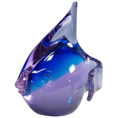 German Murano Fish Sculpture by Livio Seguso for Gral, 1970s-KJP-1149146