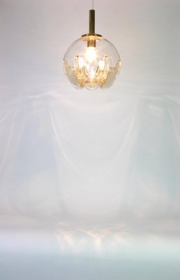 German Murano Glass Ball Pendant Light from Doria Leuchten, 1970s-UGR-1085623