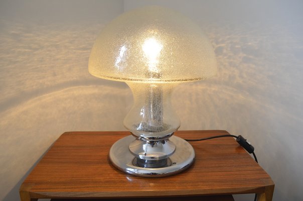 German Mushroom Table Lamp from Doria, 1970s-OV-1820870