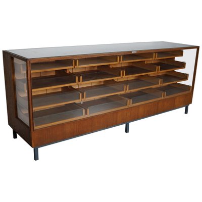 German Oak and Beech Haberdashery Shop Cabinet or Retail Unit, 1950s-XO-1757292