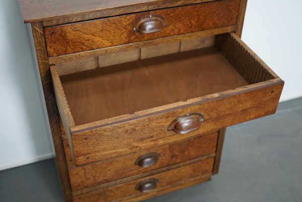 German Oak Apothecary Cabinet, Mid-20th Century-XO-844076