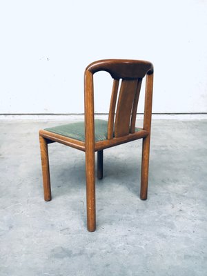 German Oak Dining Chairs, 1970s, Set of 6-RQV-869777