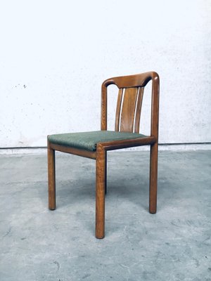 German Oak Dining Chairs, 1970s, Set of 6-RQV-869777