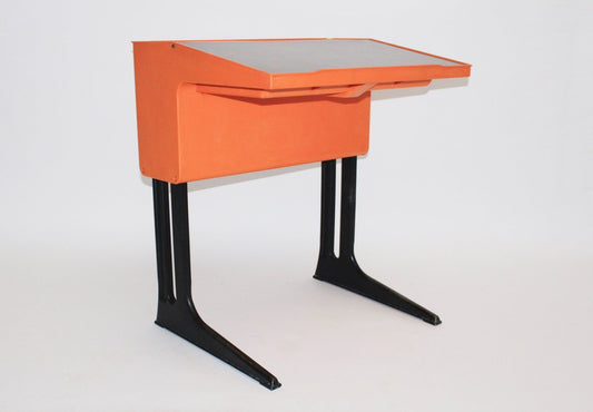 German Orange Desk by Luigi Colani for Flötotto, 1970s