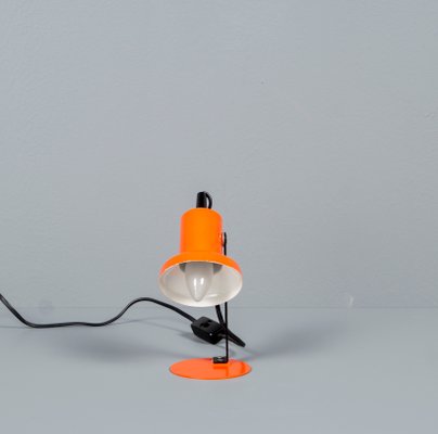 German Orange Desk Lamp from Brilliant Leuchten, 1950s-VLO-1179144