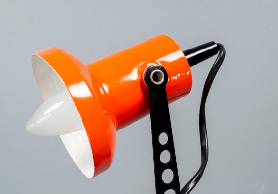 German Orange Desk Lamp from Brilliant Leuchten, 1950s-VLO-1179144