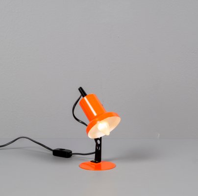 German Orange Desk Lamp from Brilliant Leuchten, 1950s-VLO-1179144