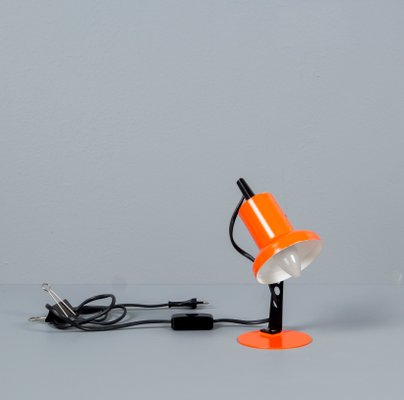 German Orange Desk Lamp from Brilliant Leuchten, 1950s-VLO-1179144