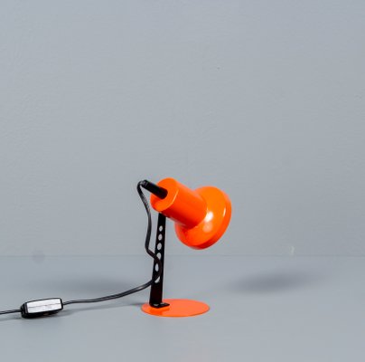 German Orange Desk Lamp from Brilliant Leuchten, 1950s-VLO-1179144