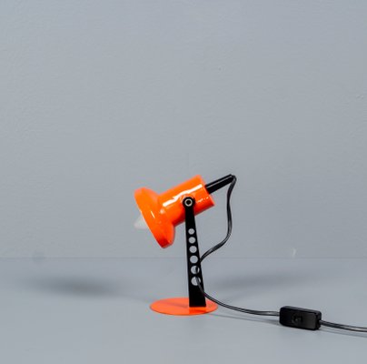 German Orange Desk Lamp from Brilliant Leuchten, 1950s-VLO-1179144