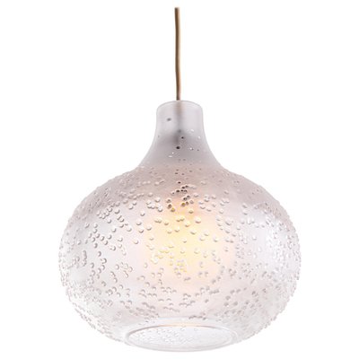 German Patmos Tulip Pendant Lamp in Crystal Glass from Peill & Putzler, 1960s-DEK-932733