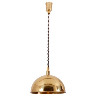 German Pendant Lamp in Brass by Florian Schulz, 1970s-SFD-1274250