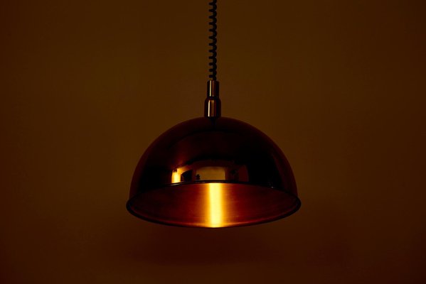 German Pendant Lamp in Brass by Florian Schulz, 1970s-SFD-1274250