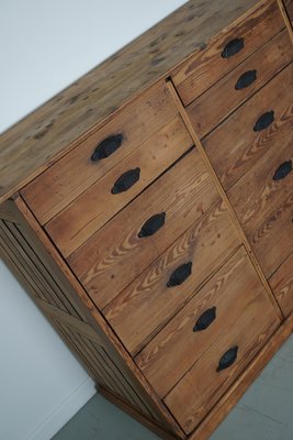 German Pine Apothecary Bank of Drawers, 1900s-XO-1738098