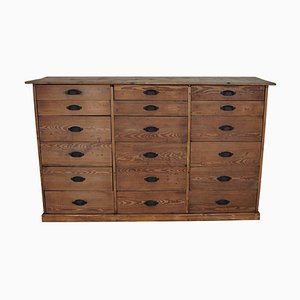 German Pine Apothecary Bank of Drawers, 1900s-XO-1738098