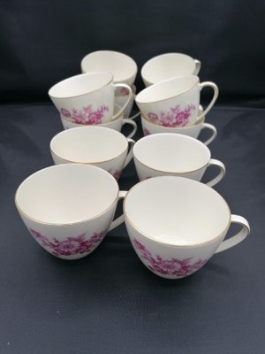 German Porcelain Coffee Service for 12 by Johann Haviland, Bavaria, Set of 15-OZS-1368500