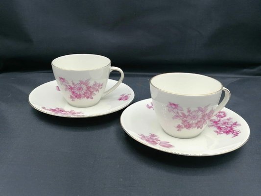 German Porcelain Coffee Service for 12 by Johann Haviland, Bavaria, Set of 15-OZS-1368500