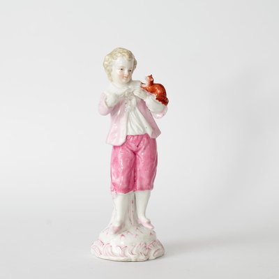 German Porcelain Figurine from Schmeisser Porzellan Manufaktur, 19th Century