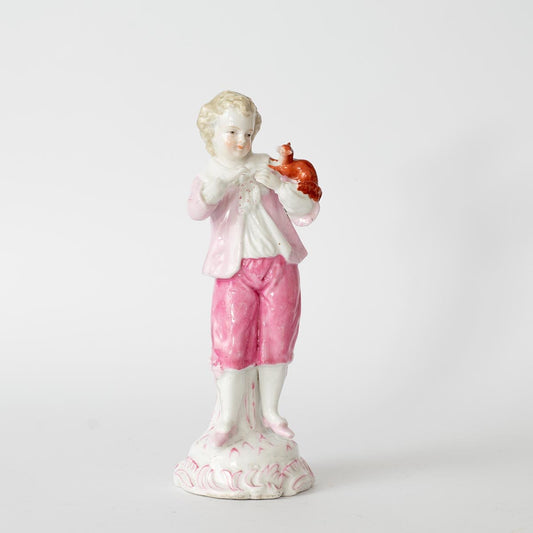 German Porcelain Figurine from Schmeisser Porzellan Manufaktur, 19th Century