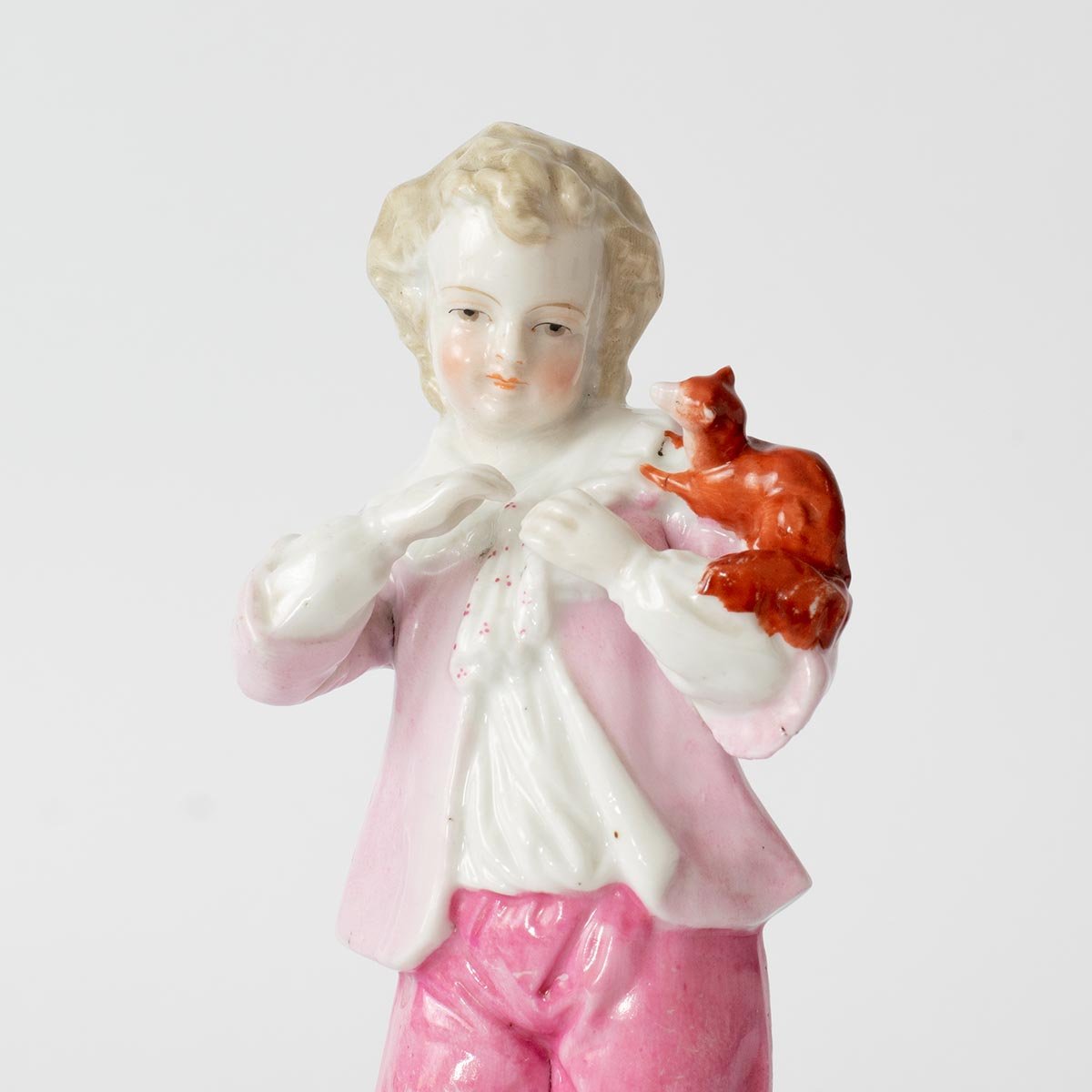 German Porcelain Figurine from Schmeisser Porzellan Manufaktur, 19th Century