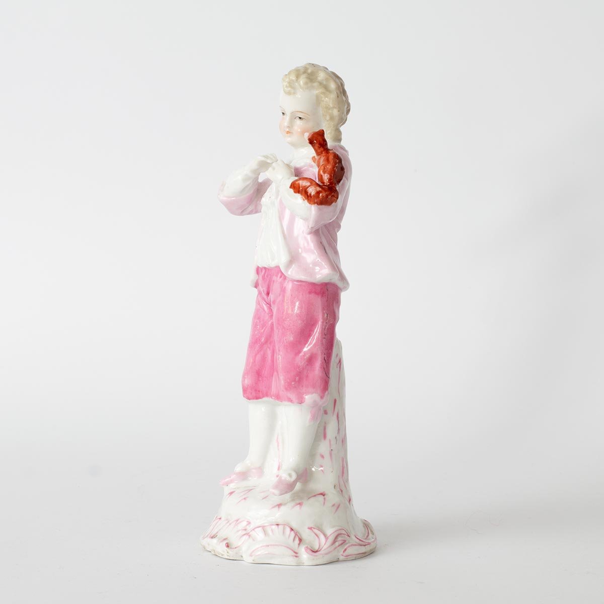 German Porcelain Figurine from Schmeisser Porzellan Manufaktur, 19th Century