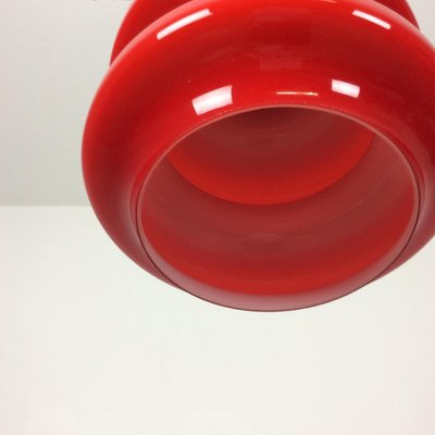 German Red Opal Glass Hanging Light from Peill & Putzler, Germany-QZ-1053124