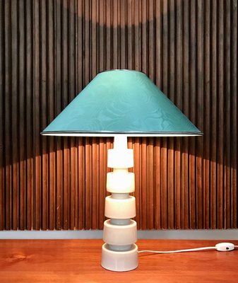 German Sculptural Glazed Ceramic Table Lamp, 1960s-JP-768777