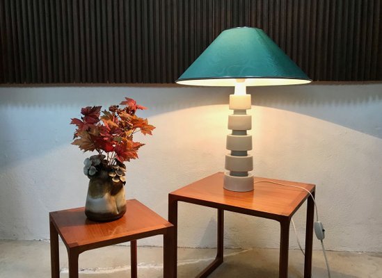 German Sculptural Glazed Ceramic Table Lamp, 1960s-JP-768777