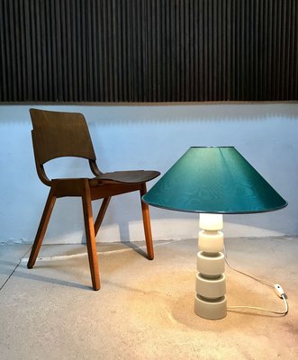 German Sculptural Glazed Ceramic Table Lamp, 1960s-JP-768777