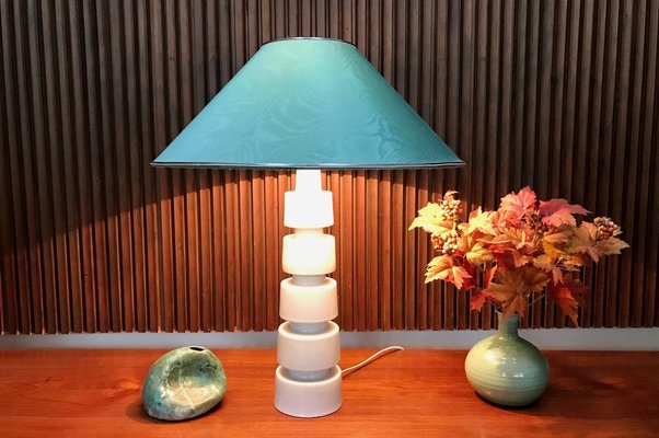 German Sculptural Glazed Ceramic Table Lamp, 1960s-JP-768777