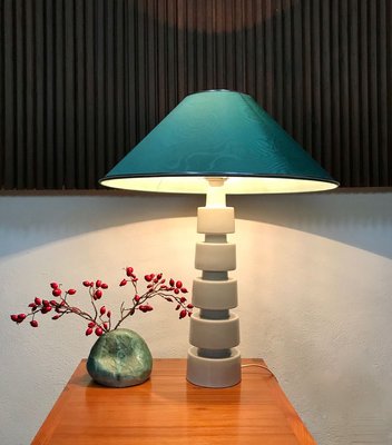 German Sculptural Glazed Ceramic Table Lamp, 1960s-JP-768777