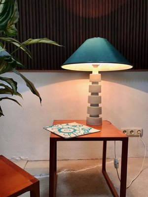 German Sculptural Glazed Ceramic Table Lamp, 1960s-JP-768777