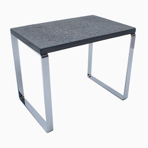 German Slate and Chrome Side Table from Draenert, 1960s-KQB-694296