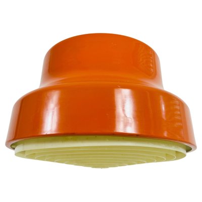 German Space Age Bumling Pendant Lamp in Orange, 1970s-PUK-1385759