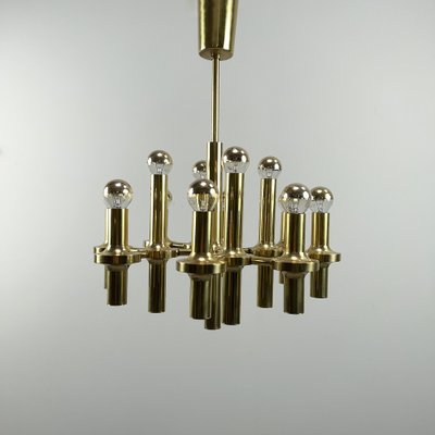 German Space Age Golden Ceiling Lamp, 1970s-VQG-1790906