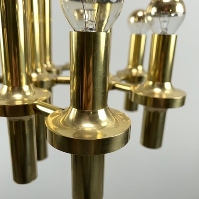 German Space Age Golden Ceiling Lamp, 1970s-VQG-1790906