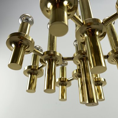 German Space Age Golden Ceiling Lamp, 1970s-VQG-1790906