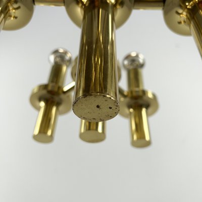 German Space Age Golden Ceiling Lamp, 1970s-VQG-1790906