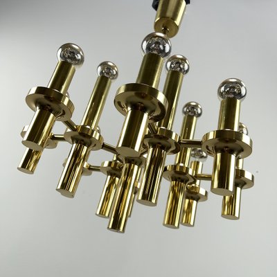 German Space Age Golden Ceiling Lamp, 1970s-VQG-1790906